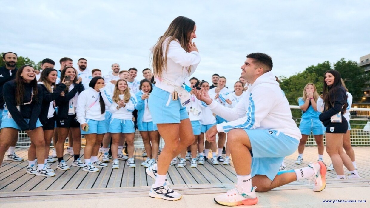 أول عرض زواج في القرية الأولمبية في أولمبياد باريس